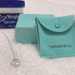 18” Tiffany and Co. Elsa Peretti Eternal circle necklace